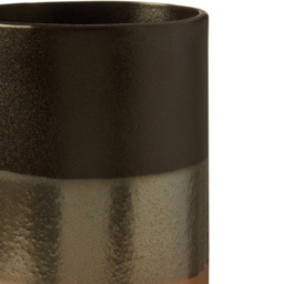 Premier Housewares Nixon Stoneware Vase - Size: 14 x 14 x 22cm - Brown - Wilko - thumbnail 4
