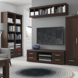 Florence Imperial 4 Drawer 2 Shelf Dark Mahogany Wide TV Unit - Size: 45 x 140 x 44cm - Red - Furniture to Go - Wilko - thumbnail 6