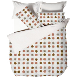 Linen House Haze Super King Multicolour Tufted Duvet Cover Set - Wilko - thumbnail 3