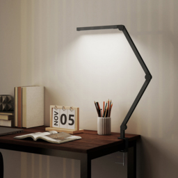 HOMCOM Black Adjustable Swing Arm Dimmable LED Desk Lamp - Size: 7 x 16 x 50cm - Wilko - thumbnail 6
