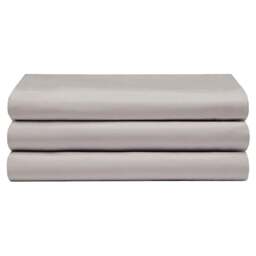 Serene Double Mushroom Flat Bed Sheet - Brown - Wilko