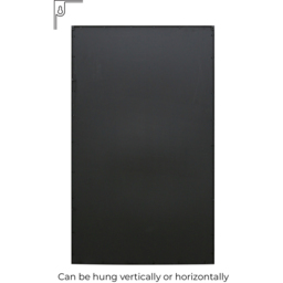 The Fenestra Black Wall Mirror 200 x 120cm - MirrorOutlet - Wilko - thumbnail 5
