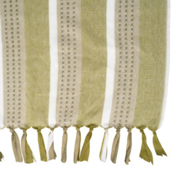 Roscoe Stripe Throw Green - Size: 170 x 130cm - Divante - Wilko - thumbnail 7