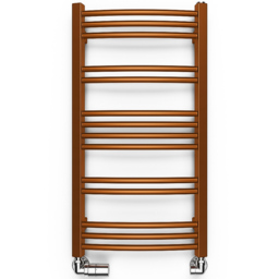 Terma Jade 921BTU True Copper Heated Towel Rail 753 x 400mm - Size: 75.3 x 40 x 6.5cm - Gold - Wilko - thumbnail 5
