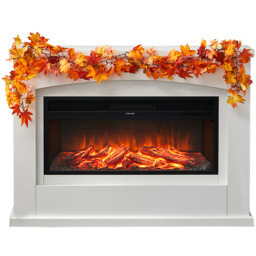 Living and Home LED Garland with Maple Leaves 170cm - Size: 10 x 170 x 10cm - Orange - Wilko - thumbnail 5