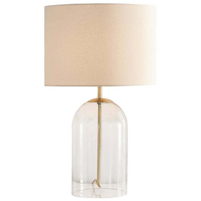 Furniturebox Honara Cream Table Lamp - Size: 36 x 36 x 61cm - Wilko - image 1