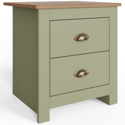 GFW Lancaster Sage Green 3 Piece Bedroom Furniture Set - Wilko - thumbnail 5