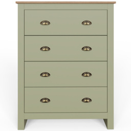 GFW Lancaster Sage Green 3 Piece Bedroom Furniture Set - Wilko - thumbnail 6