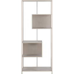 Florence Seaford 5 Shelf Tall Grey Metal Bookcase - Size: 185 x 77 x 35cm - Furniture To Go - Wilko - thumbnail 6