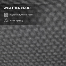 Outsunny Dark Grey Oxford Fabric Parasol Cover - Size: 56 x 56 x 220cm - Wilko - thumbnail 5