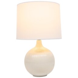 Loretta Table Lamp White - Wilko - thumbnail 1