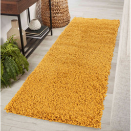 Desire Rugs Oxford Gold Plain Shaggy Rug 60 x 110cm - Wilko - thumbnail 6