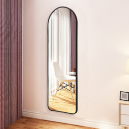 Living and Home Black Arch Oval Wall Mirror 120 x 40cm - Size: 120 x 40 x 2.8cm - Wilko - thumbnail 7