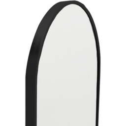 Living and Home Black Arch Oval Wall Mirror 120 x 40cm - Size: 120 x 40 x 2.8cm - Wilko - thumbnail 5