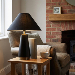 Jasper Table Lamp Black - Wilko - thumbnail 5