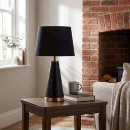 Jasper Table Lamp Black - Wilko - thumbnail 6