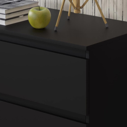 FWStyle Carlton 8 Drawer Matt Black Chest of Drawers - Wilko - thumbnail 4