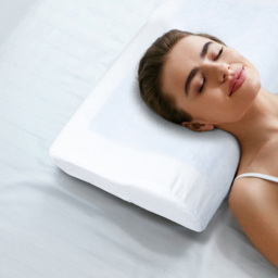 Aidapt Cooling Gel Comfort Memory Foam Contour Pillow with Removable Soft Velvet Cover - Size: 300 x 500 x 90cm - White - Wilko - thumbnail 3