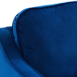 Living and Home Blue Linen Sofa Chair - Size: 81 x 70 x 72cm - Wilko - thumbnail 6