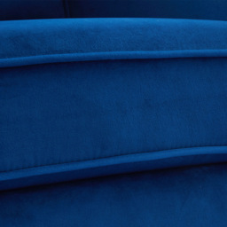 Living and Home Blue Linen Sofa Chair - Size: 81 x 70 x 72cm - Wilko - thumbnail 7