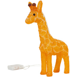 Acrylic Giraffe Light - Orange - Size: 26 x 40 x 11 cm - Wilko - thumbnail 5