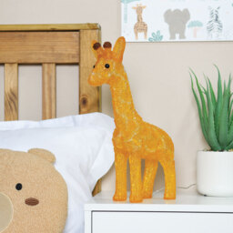 Acrylic Giraffe Light - Orange - Size: 26 x 40 x 11 cm - Wilko - thumbnail 3