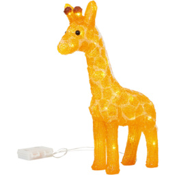 Acrylic Giraffe Light - Orange - Size: 26 x 40 x 11 cm - Wilko - thumbnail 7