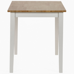 Julian Bowen Linwood 4 Seater Small Dining Table White and Oak - Wilko - thumbnail 5