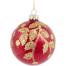 Glitter Detailed Bauble - Sleigh Bells Ring - Wilko - thumbnail 3