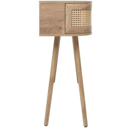 Birlea Noah 2 Door Single Shelf Rattan Effect Console Table - Brown - Wilko - thumbnail 5