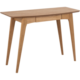 Florence Woodstock Single Drawer Office Desk Oak - Brown - Furniture To Go - Wilko - thumbnail 3