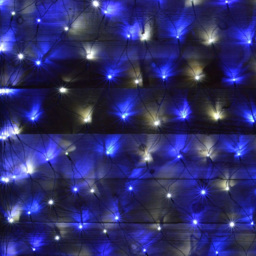 Premier 360 Blue and White LED Multi-Action Green Cable Net Window Light 1.2 x 3.5m - Size: 350 x 120 x 4cm - Multi Coloured - Wilko - thumbnail 5