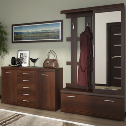 Florence Imperial 2 Door 5 Drawer Dark Mahogany Sideboard - Size: 45 x 140 x 89cm - Red - Furniture to Go - Wilko - thumbnail 6