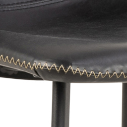 Florence Oregon Black Bar Stool Set of 2 - Furniture To Go - Wilko - thumbnail 7