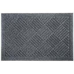 JVL Dirt Defender Grey Square Door Mat 40 x 60cm - JVL Homewares - Wilko - thumbnail 1