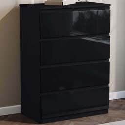 Vida Designs Glinton 4 Drawer Black Chest of Drawers - Wilko - thumbnail 1