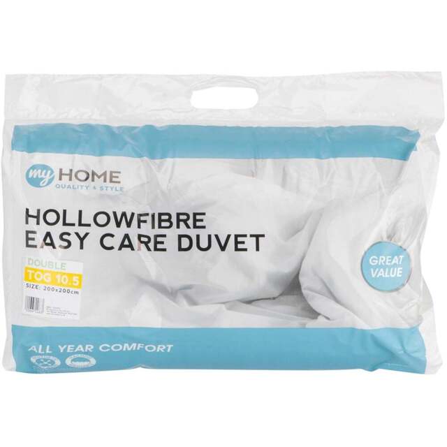 My Home Double White Duvet 10.5 Tog - Wilko - image 1