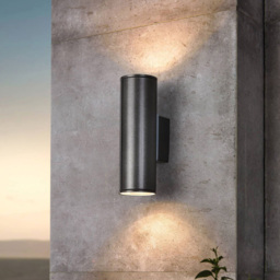 EGLO Riga 2 Light Brown LED Up and Down Exterior Light - Size: 6.5 x 9.5 x 20.0cm - Wilko - thumbnail 3