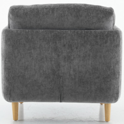 Furniture One Luxury Mid Century Sofa Chair - Size: 85 x 90 x 89cm - Grey - Wilko - thumbnail 4