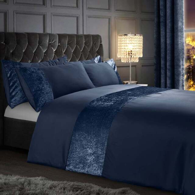 Velosso Monte Single Navy Carlo Duvet Set - Blue - Wilko - image 1