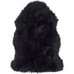 Origins Genuine Black Sheepskin Rug - Size: 65 x 95cm - Origins Rugs - Wilko - thumbnail 1