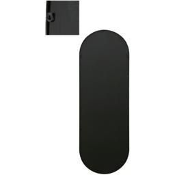 The Vultus Black Double Arched Metal Leaner Wall Mirror 160 x 55cm - MirrorOutlet - Wilko - thumbnail 5