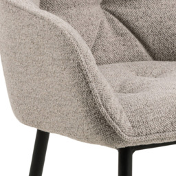 Florence Brooke Set of 2 Monza Beige Dining Chair with Armrest - Furniture To Go - Wilko - thumbnail 6