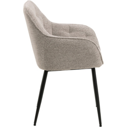 Florence Brooke Set of 2 Monza Beige Dining Chair with Armrest - Furniture To Go - Wilko - thumbnail 5