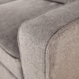 Home Source Kingston Grey Sectional Upholstered Corner Sofa with Pull Out Bed - Size: 3 Seater - Wilko - thumbnail 4