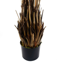 Leaf Cycas Palm Outdoor Artificial Tree in Pot 120cm - Size: 120 x 110 x 110cm - Green - Wilko - thumbnail 4