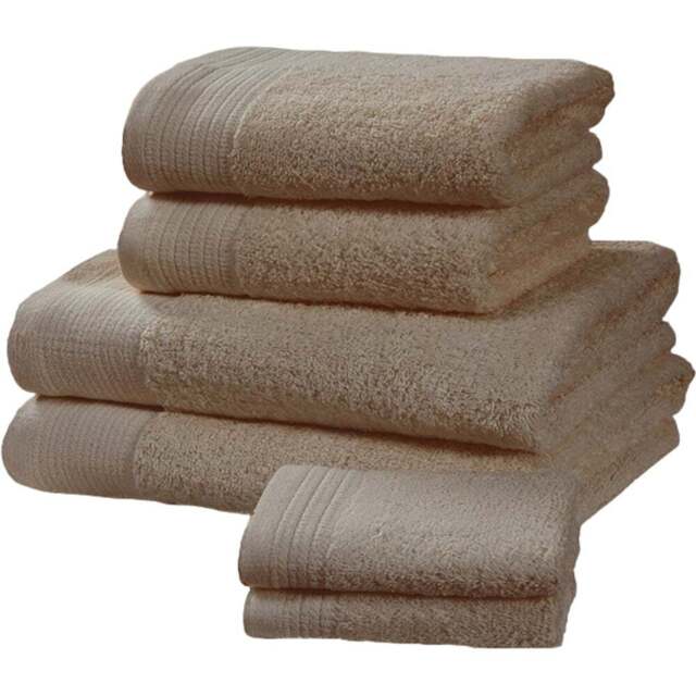 Rapport Home Chatsworth Super Soft 600gsm Combed Cotton Cream Face Towel - Wilko - image 1