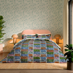 Scion Polka Super King Size Chai Duvet Set - Wilko - thumbnail 1