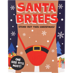 Santa Briefs Red - Wilko