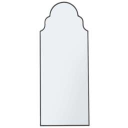 Furniturebox Clara Black Moroccan Arch Metal Wall Mirror 150 x 60cm - Wilko - thumbnail 1